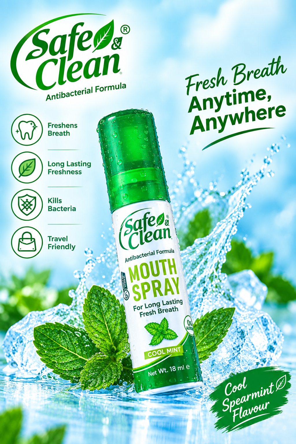 Cleanivo - Mouth Spray Spearmint